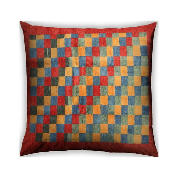Ahgly Company Indoor Square Contemporary Throw Pillow, 18 inch by 18 inch