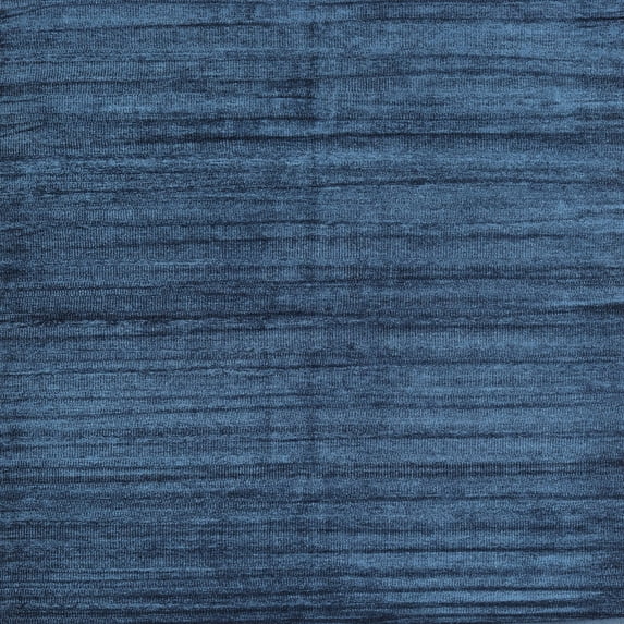 Ahgly Company Indoor Square Contemporary Windows Blue Area Rugs, 8' Square