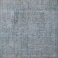 thumbnail image 1 of Ahgly Company Indoor Square Mid-Century Modern Blue Gray Area Rugs, 4' Square, 1 of 6