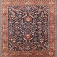 thumbnail image 1 of Ahgly Company Indoor Square Mid-Century Modern Camel Brown Area Rugs, 8' Square, 1 of 6