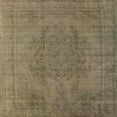 thumbnail image 1 of Ahgly Company Indoor Square Mid-Century Modern Dark Almond Brown Area Rugs, 5' Square, 1 of 6