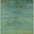 thumbnail image 1 of Ahgly Company Indoor Square Mid-Century Modern Fall Forest Green Area Rugs, 8' Square, 1 of 1