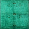 thumbnail image 1 of Ahgly Company Indoor Square Mid-Century Modern Jade Green Area Rugs, 6' Square, 1 of 1
