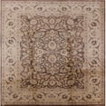 thumbnail image 1 of Ahgly Company Indoor Square Mid-Century Modern Sienna Brown Area Rugs, 8' Square, 1 of 1