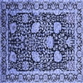 thumbnail image 1 of Ahgly Company Indoor Square Oriental Blue Industrial Area Rugs, 8' Square, 1 of 4