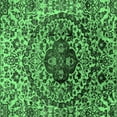 thumbnail image 1 of Ahgly Company Indoor Square Oriental Emerald Green Industrial Area Rugs, 7' Square, 1 of 4