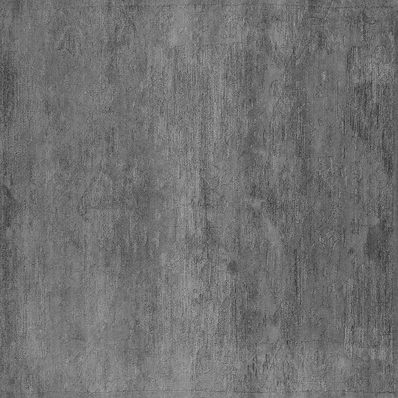 Ahgly Company Indoor Square Oriental Gray Industrial Area Rugs, 6' Square