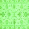 thumbnail image 1 of Ahgly Company Indoor Square Oriental Green Traditional Area Rugs, 6' Square, 1 of 4