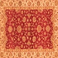 thumbnail image 1 of Ahgly Company Indoor Square Oriental Orange Traditional Area Rugs, 3' Square, 1 of 4