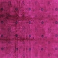 thumbnail image 1 of Ahgly Company Indoor Square Oriental Purple Industrial Area Rugs, 7' Square, 1 of 4
