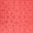 thumbnail image 1 of Ahgly Company Indoor Square Oriental Red Traditional Area Rugs, 3' Square, 1 of 4