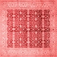thumbnail image 1 of Ahgly Company Indoor Square Oriental Red Traditional Area Rugs, 5' Square, 1 of 4