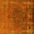 thumbnail image 1 of Ahgly Company Indoor Square Oriental Yellow Industrial Area Rugs, 4' Square, 1 of 4