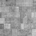 thumbnail image 1 of Ahgly Company Indoor Square Patchwork Gray Transitional Area Rugs, 7' Square, 1 of 1