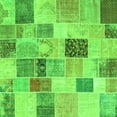 thumbnail image 1 of Ahgly Company Indoor Square Patchwork Green Transitional Area Rugs, 3' Square, 1 of 1