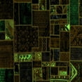 thumbnail image 1 of Ahgly Company Indoor Square Patchwork Green Transitional Area Rugs, 7' Square, 1 of 4