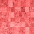 thumbnail image 1 of Ahgly Company Indoor Square Patchwork Red Transitional Area Rugs, 8' Square, 1 of 4
