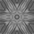 thumbnail image 1 of Ahgly Company Indoor Square Patterned Dark Gray Area Rugs, 4' Square, 1 of 6