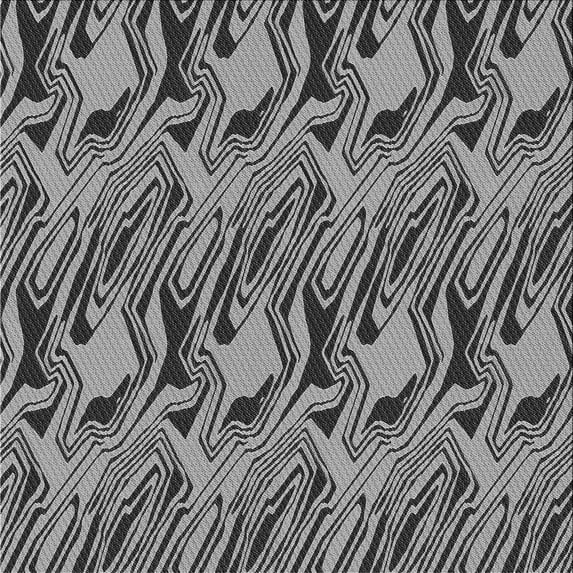 Ahgly Company Indoor Square Patterned Gray Cloud Gray Novelty Area Rugs, 6' Square