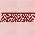 thumbnail image 1 of Ahgly Company Indoor Square Patterned Pink Bubble Gum Pink Area Rugs, 5' Square, 1 of 6