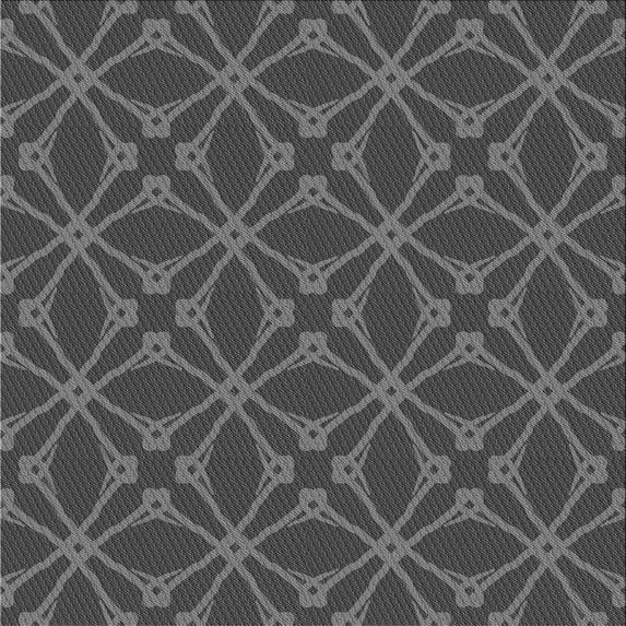 Ahgly Company Indoor Square Patterned Platinum Gray Area Rugs, 8' Square