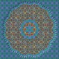 thumbnail image 1 of Ahgly Company Indoor Square Patterned Purple Haze Purple Area Rugs, 7' Square, 1 of 6