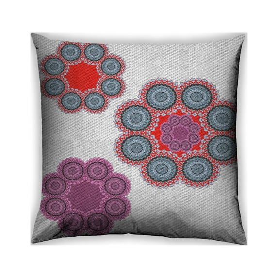 Ahgly Company Indoor Square Patterned Throw Pillow, 18 inch by 18 inch