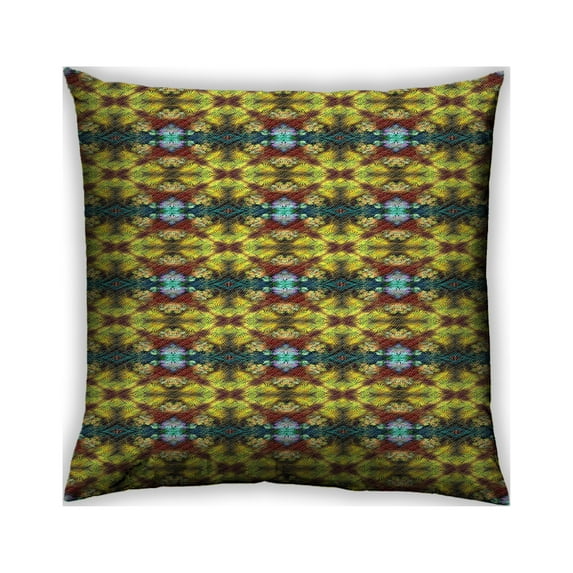 Ahgly Company Indoor Square Patterned Throw Pillow, 18 inch by 18 inch
