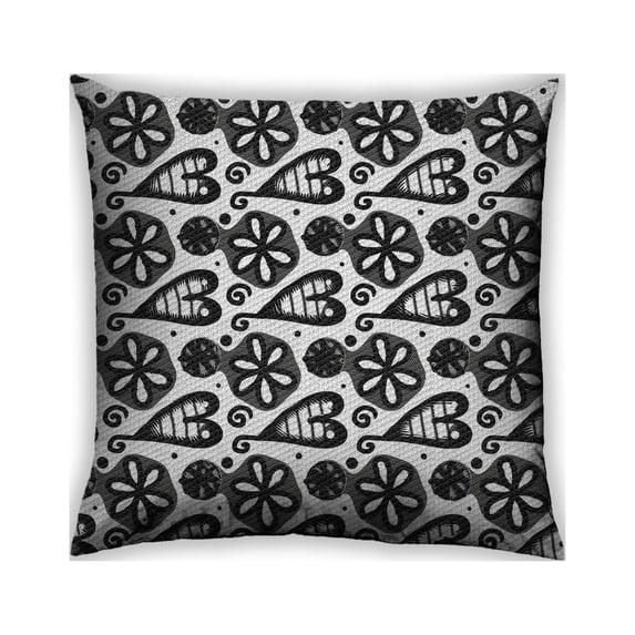 Ahgly Company Indoor Square Patterned Throw Pillow, 18 inch by 18 inch