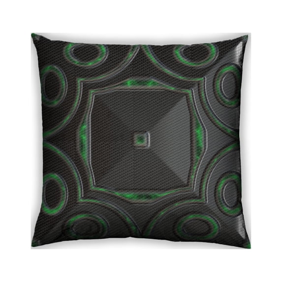 Ahgly Company Indoor Square Patterned Throw Pillow, 18 inch by 18 inch