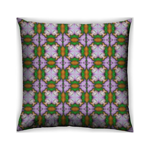 Ahgly Company Indoor Square Patterned Throw Pillow, 18 inch by 18 inch