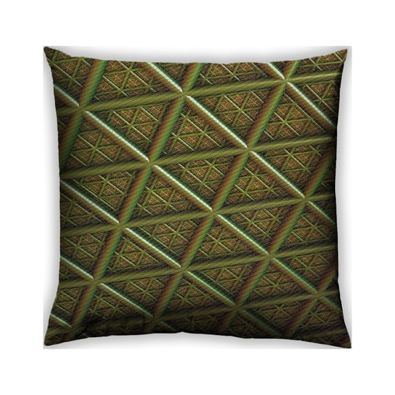 Ahgly Company Indoor Square Patterned Throw Pillow, 18 inch by 18 inch