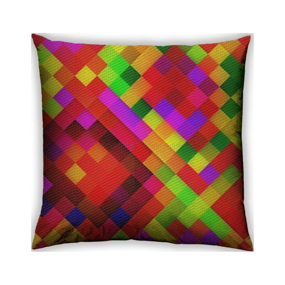 Ahgly Company Indoor Square Patterned Throw Pillow, 18 inch by 18 inch