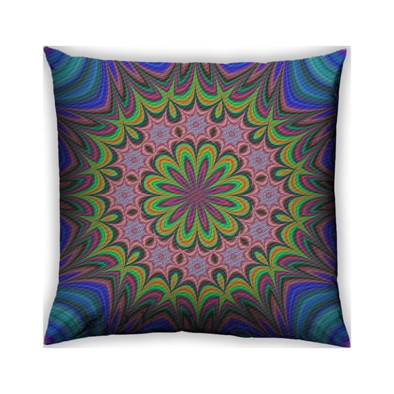 Ahgly Company Indoor Square Patterned Throw Pillow, 18 inch by 18 inch