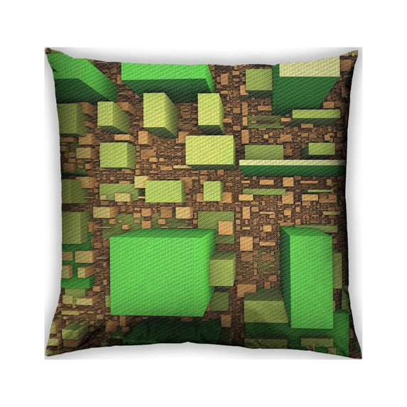 Ahgly Company Indoor Square Patterned Throw Pillow, 18 inch by 18 inch