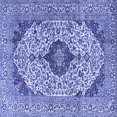 thumbnail image 1 of Ahgly Company Indoor Square Persian Blue Traditional Area Rugs, 3' Square, 1 of 4