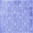 thumbnail image 1 of Ahgly Company Indoor Square Persian Blue Traditional Area Rugs, 5' Square, 1 of 4