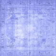 thumbnail image 1 of Ahgly Company Indoor Square Persian Blue Traditional Area Rugs, 6' Square, 1 of 4