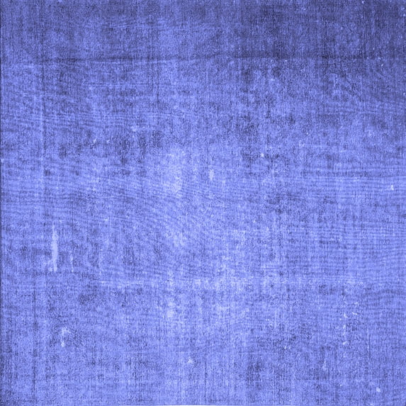 Ahgly Company Indoor Square Persian Blue Traditional Area Rugs, 7' Square
