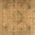 thumbnail image 1 of Ahgly Company Indoor Square Persian Brown Traditional Area Rugs, 5' Square, 1 of 4