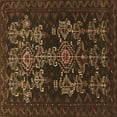 thumbnail image 1 of Ahgly Company Indoor Square Persian Brown Traditional Area Rugs, 5' Square, 1 of 4