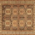 thumbnail image 1 of Ahgly Company Indoor Square Persian Brown Traditional Area Rugs, 7' Square, 1 of 4
