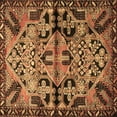thumbnail image 1 of Ahgly Company Indoor Square Persian Brown Traditional Area Rugs, 8' Square, 1 of 4