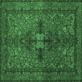 thumbnail image 1 of Ahgly Company Indoor Square Persian Emerald Green Traditional Area Rugs, 3' Square, 1 of 4