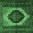 thumbnail image 1 of Ahgly Company Indoor Square Persian Emerald Green Traditional Area Rugs, 4' Square, 1 of 4