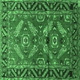 thumbnail image 1 of Ahgly Company Indoor Square Persian Emerald Green Traditional Area Rugs, 5' Square, 1 of 4