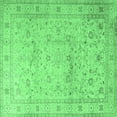 thumbnail image 1 of Ahgly Company Indoor Square Persian Emerald Green Traditional Area Rugs, 5' Square, 1 of 4