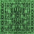 thumbnail image 1 of Ahgly Company Indoor Square Persian Emerald Green Traditional Area Rugs, 6' Square, 1 of 4