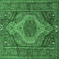 thumbnail image 1 of Ahgly Company Indoor Square Persian Emerald Green Traditional Area Rugs, 6' Square, 1 of 4