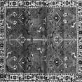 thumbnail image 1 of Ahgly Company Indoor Square Persian Gray Traditional Area Rugs, 4' Square, 1 of 1